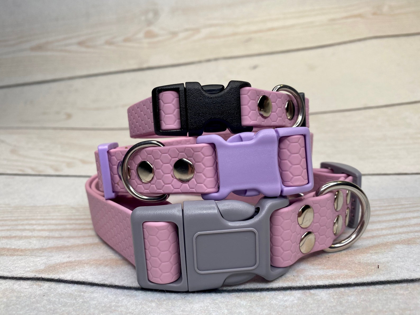Waterproof Dog Collar Lavender Dog Collar Custom Dog Collar Etsy
