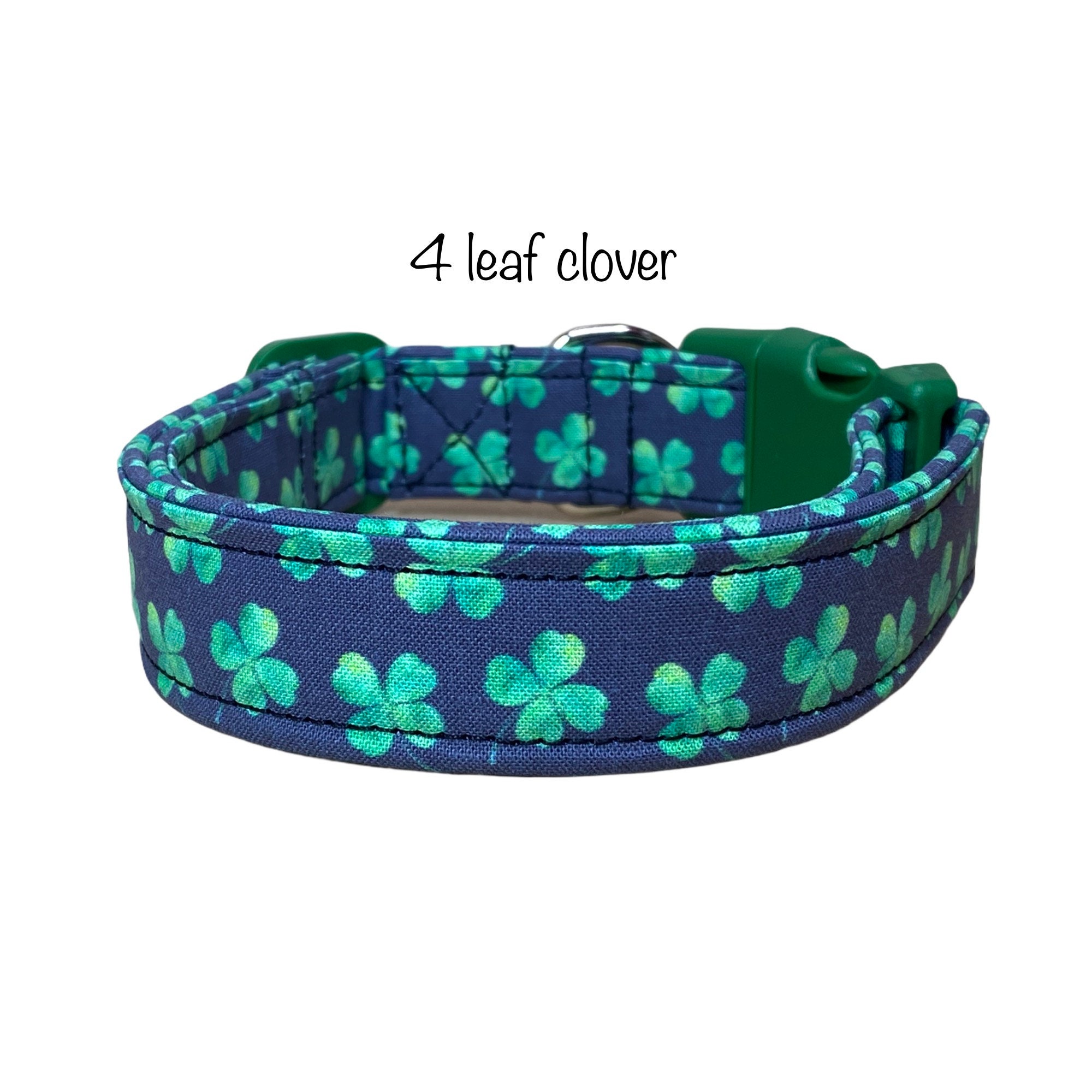 Four leaf clover dog collar cheap