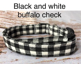 Dog Collar, dog collar girl, dog collar boy, martingale collar, adjustable collar, plaid dog collar, buffalo check, buffalo plaid