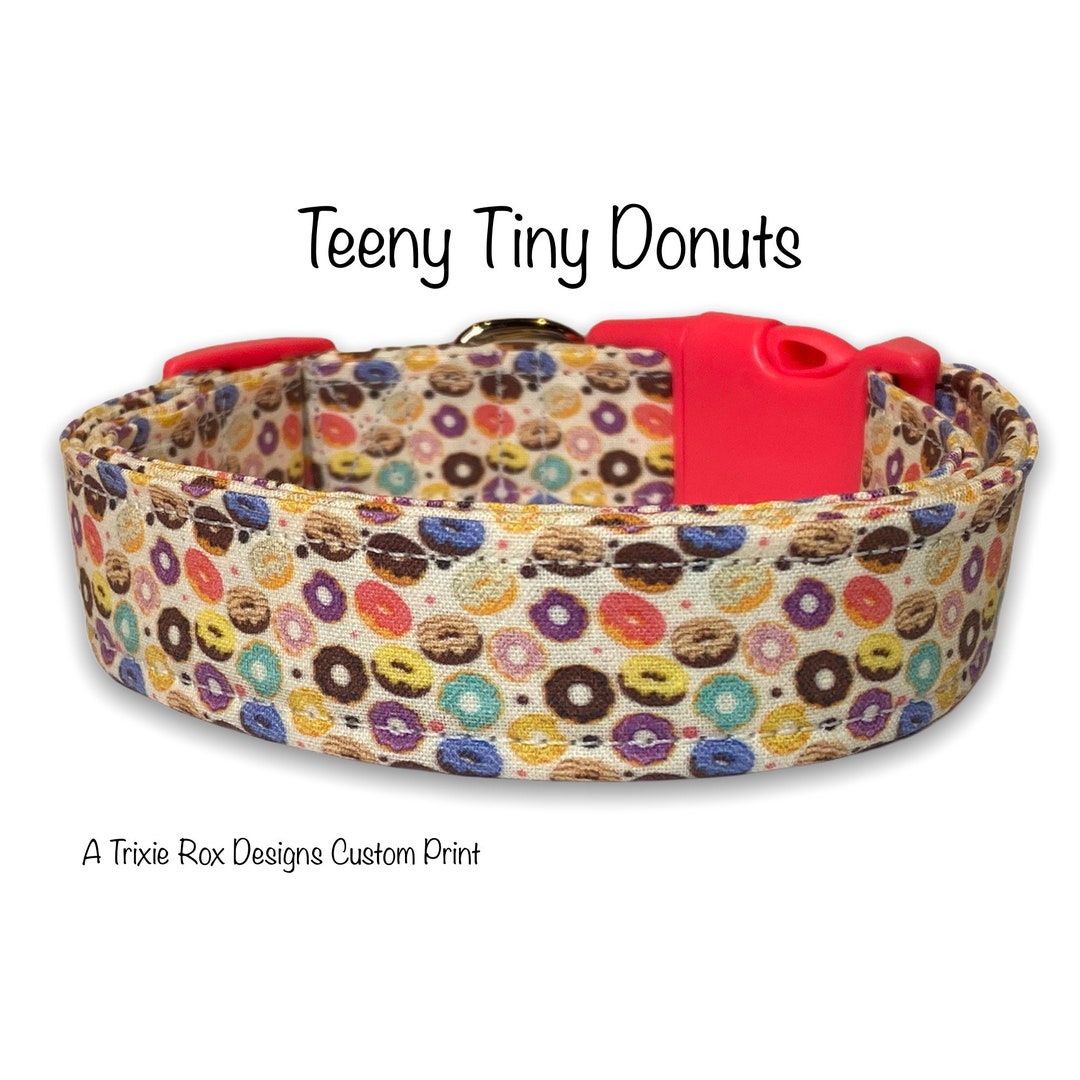 Donut dog collar, funny dog collar, food dog collar, donuts, cat collar