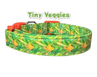 Vegetable  dog collar, food dog collar, funny dog collar, cat collar, quick release, side release, adjustable, pet collar, collar for dog