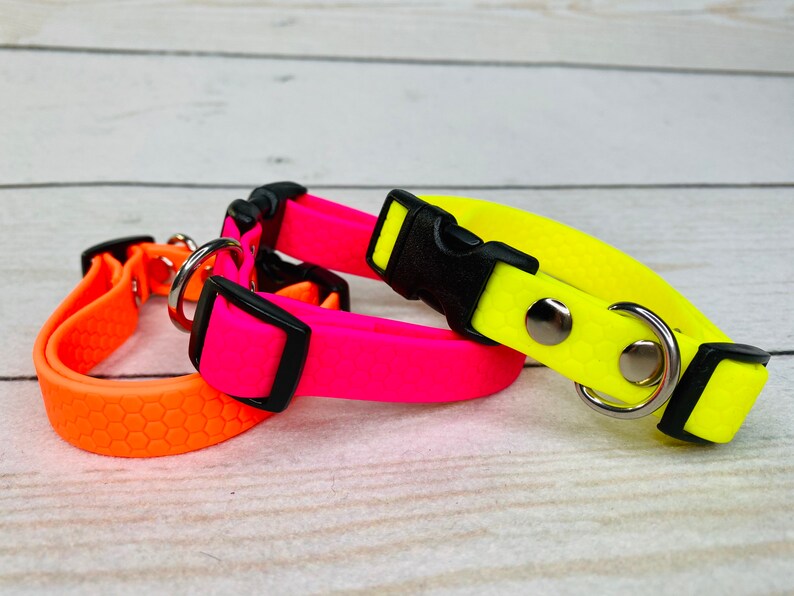 Waterproof Dog Collar Dog Collar Neon Green Dog Collar Etsy