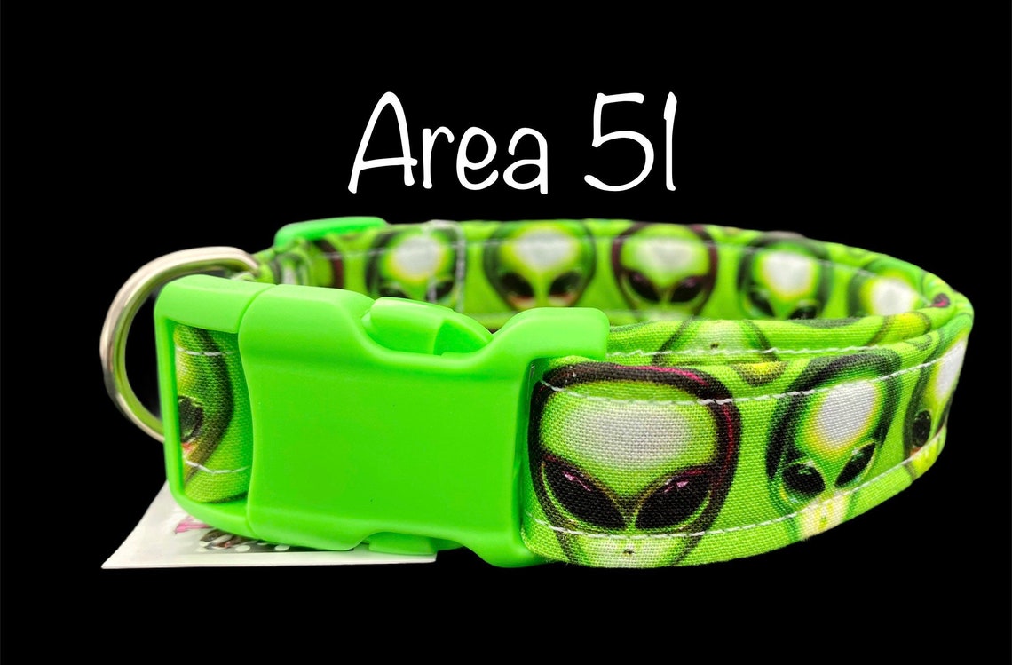 Alien Dog Collar Sci Fi Dog Collar Funny Dog Collar Etsy