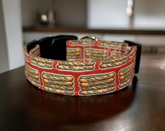 Breadstick dog collar, funny dog collar, food dog collar, handmade dog collar, side release, adjustable collar, washable fabric dog collar