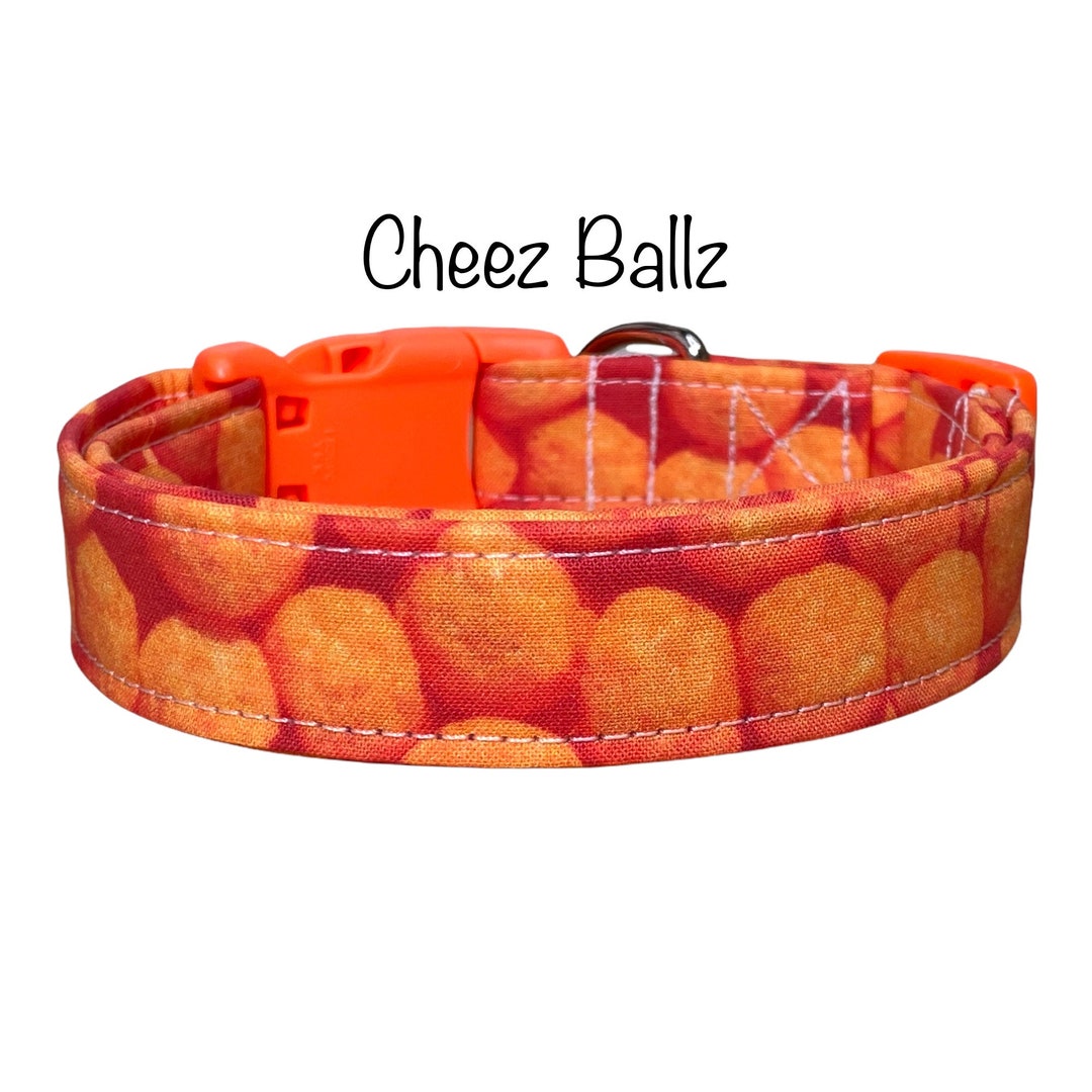 Cheese Dog Collar Funny Dog Collar Food Dog Collar Side Etsy