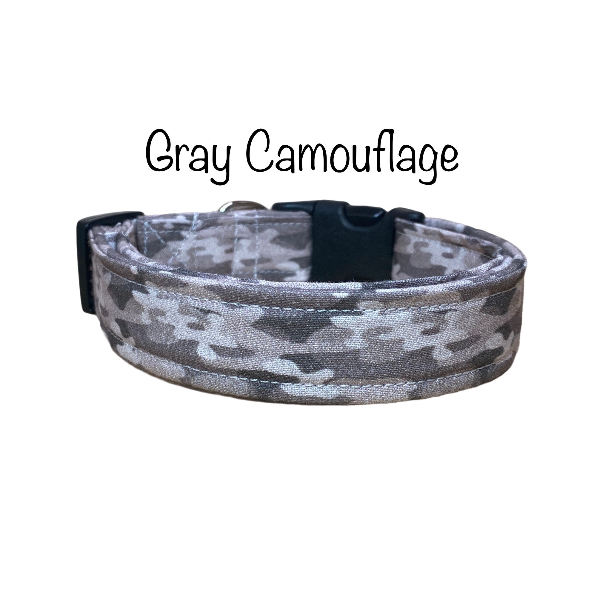 Grey camo dog collar discount