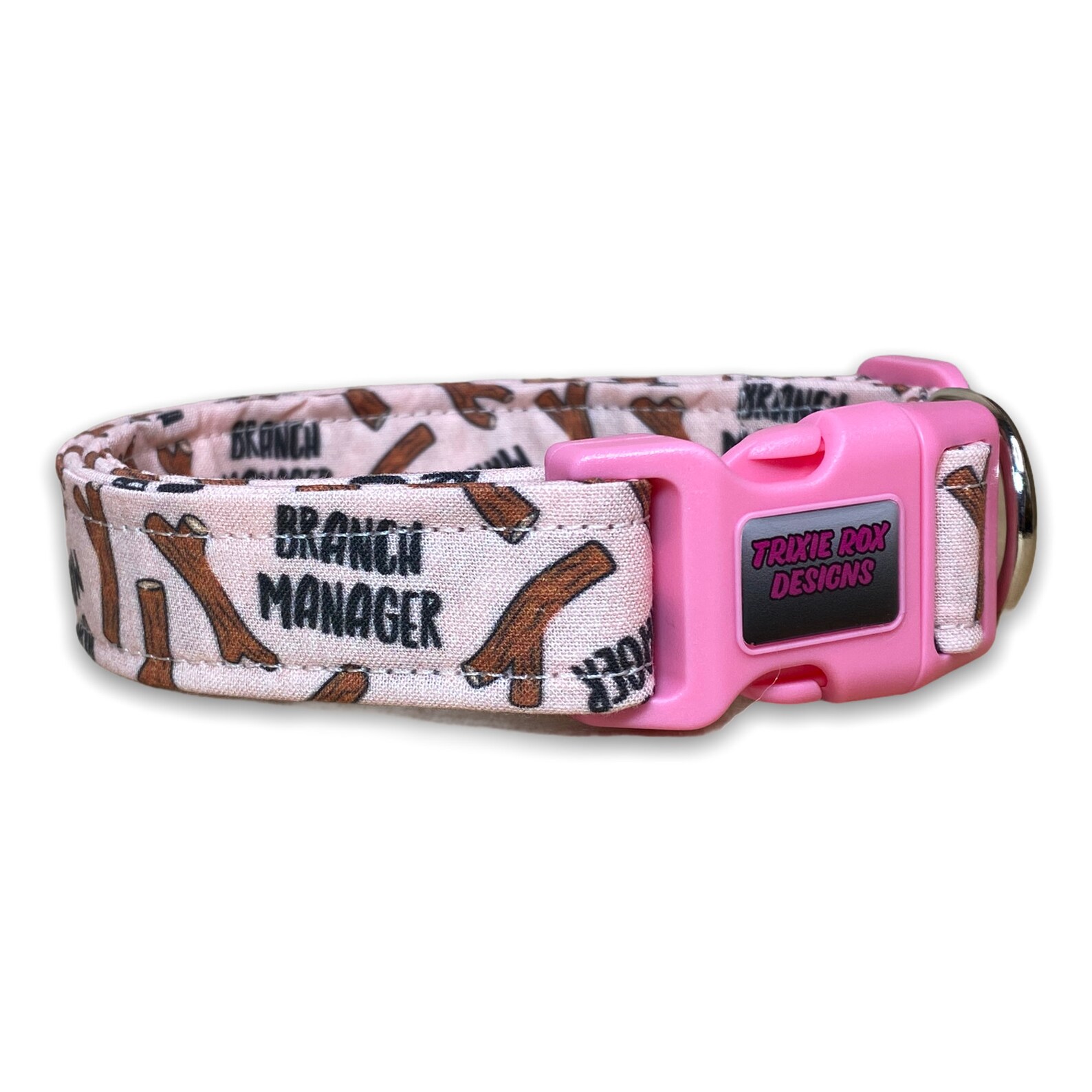Funny Dog Collar Branch Manager Dog Collar Dog Collar Girl Etsy UK