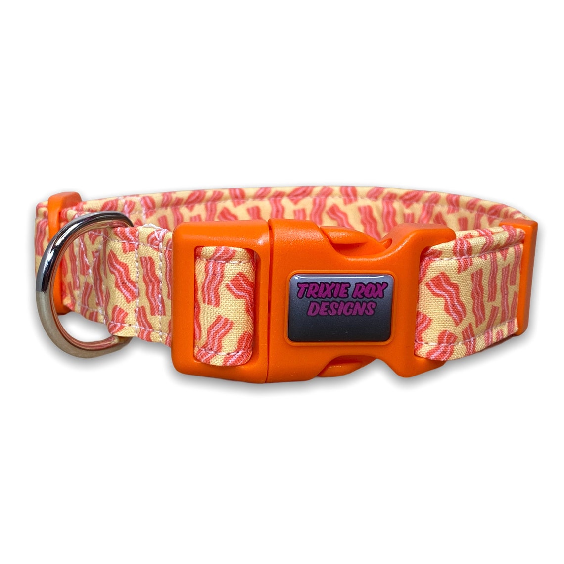 Bacon dog collar food dog collar funny dog collar bacon Etsy