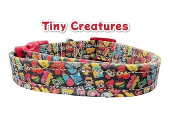 Monster dog collar, monster cat collar, funny dog collar, pet collar, custom dog collar, handmade collar, girl dog collar, boy dog collar