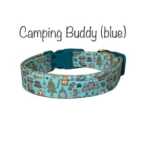 Camping Dog Collar: Eco-Friendly Adjustable Happy Camper Collar