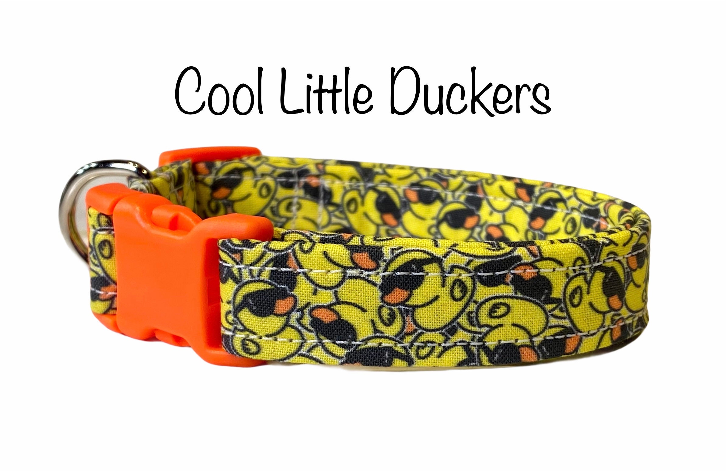 Rubber Duck Dog collar, Rubber Ducks, Funny dog collar, washable, Cat