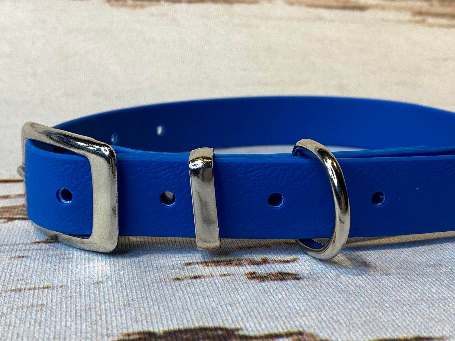 Waterproof Dog Collar Blue Dog Collar Dog Collar Buckle Dog Etsy