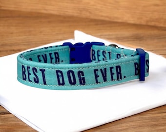 Funny Dog Collar: Handmade Adjustable Side Release Collar