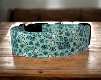 Eat a Bag of Dicks dog collar, handmade fabric dog collar, side release adjustable dog collar, funny dog collars, washable, gifts for dogs