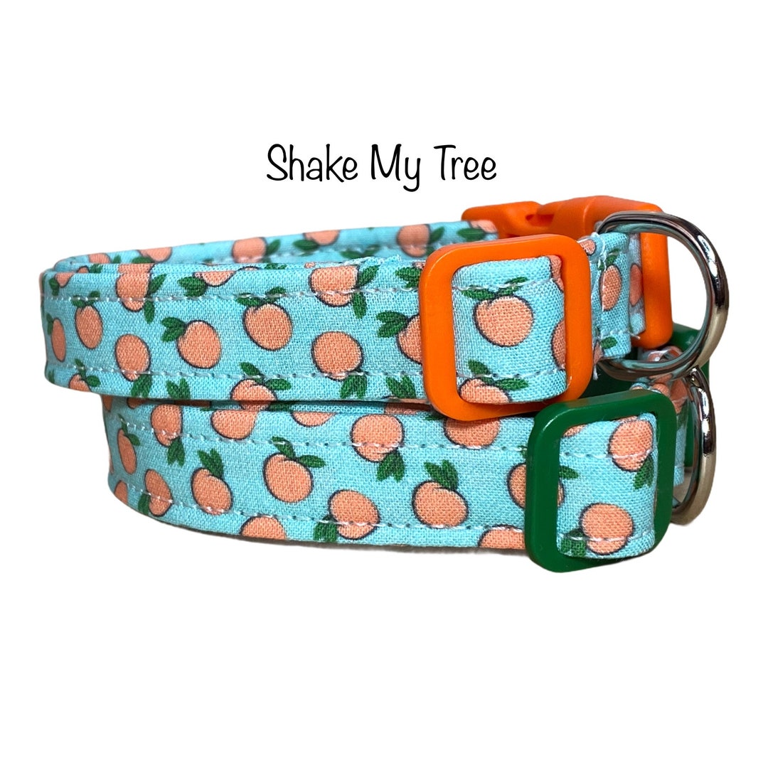 Peaches Dog Collar, Food Dog Collar, Funny Dog Collar, Peaches,