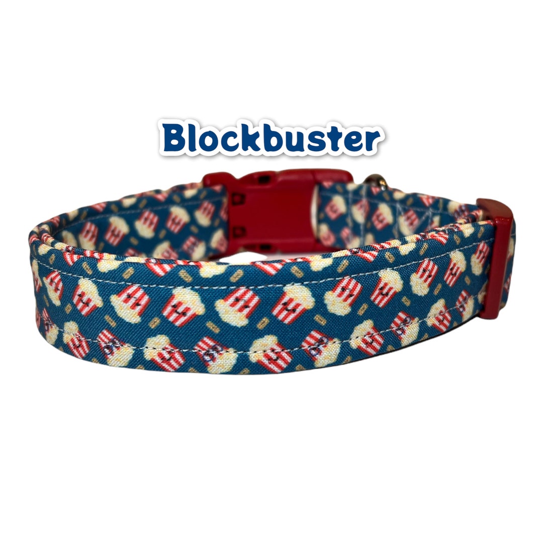 Popcorn Dog Collar, Food Dog Collar, Funny Dog Collar, Dog Collar Boy