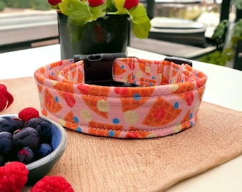 Waffle dog collar, food dog collar, funny dog collar, dog collar girl, dog collar boy, handmade dog collar, side release collar, washable