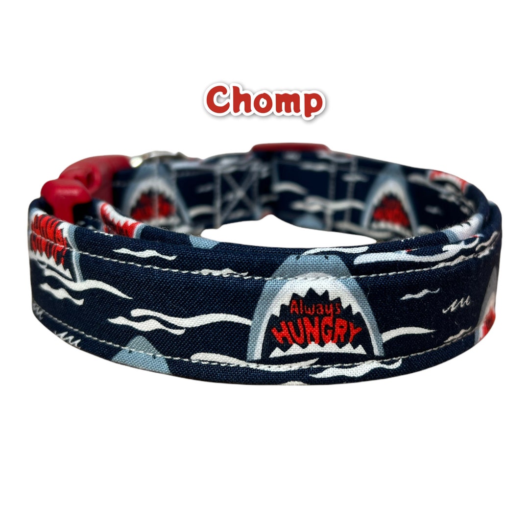 Shark Dog Collar, Funny Dog Collar, Dog Collar, Dog Collar Boy, Dog