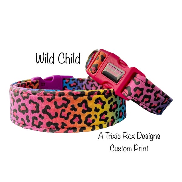 Leopard Dog Collar Etsy
