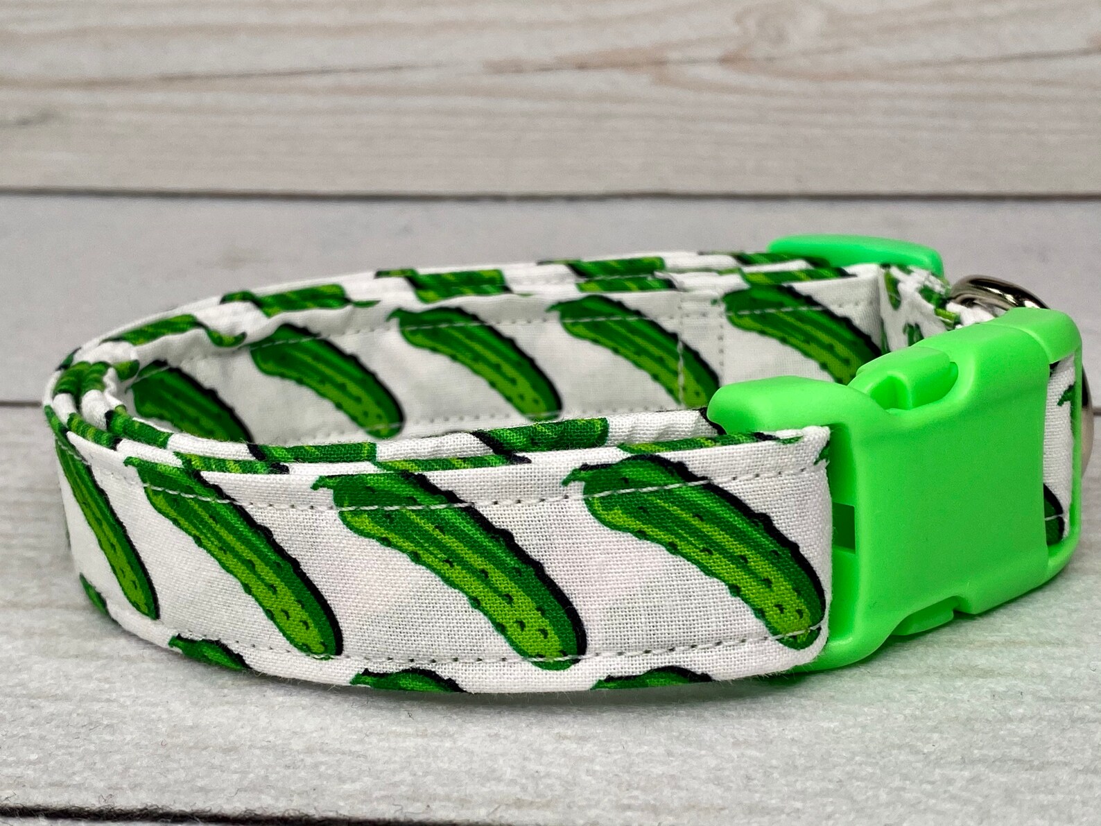 Pickle Dog Collar Food Dog Collar Funny Dog Collar Green Etsy