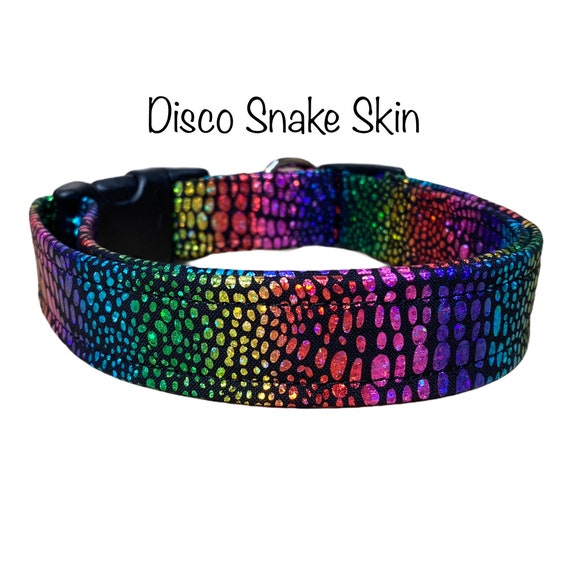Multicolor collar handmade Rainbow Dog Collar: Handmade Pet Accessory - Etsy main image 2