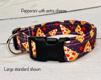 pizza dog collar