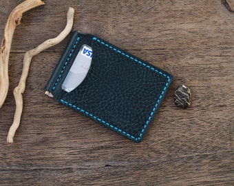 personalized mens money clip wallet