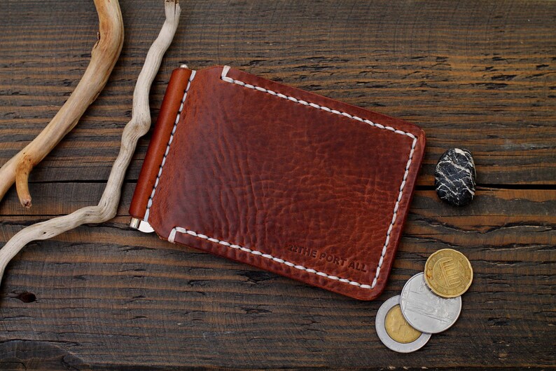Leather Money Clip Wallet Wallets For Men Mens Wallets Men S Leather Wallet Groomsmen Gift Mens Wallet Gifts For Men - 