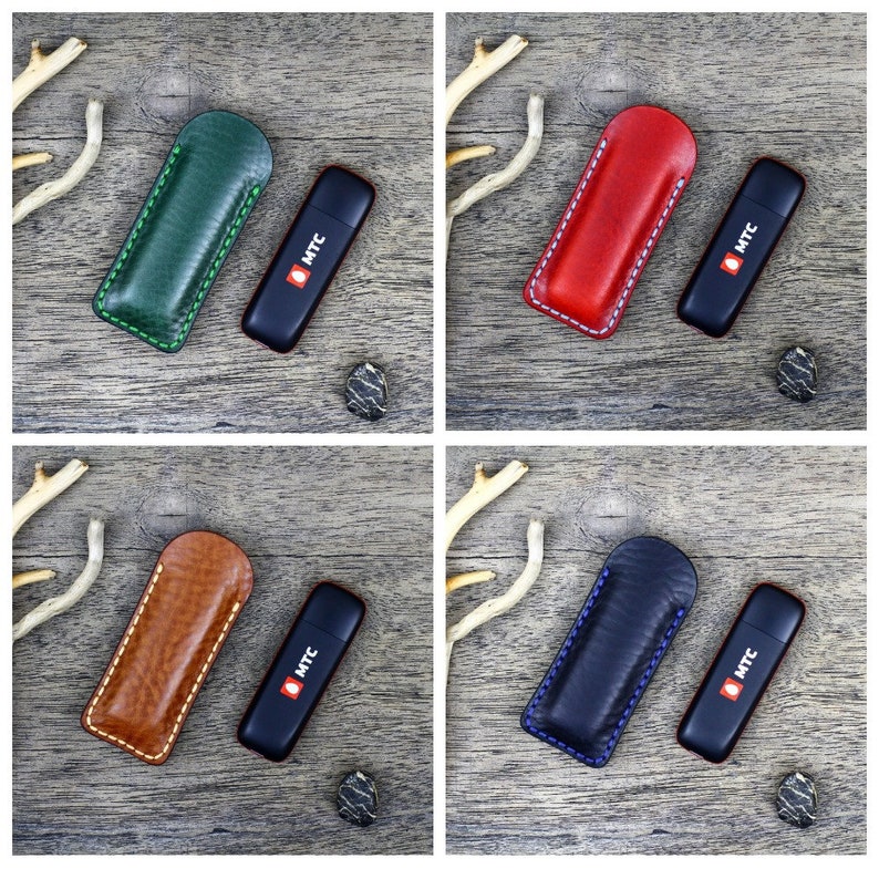 Leather Flash Drive Case USB Flash Drive Case Leather Flash Etsy