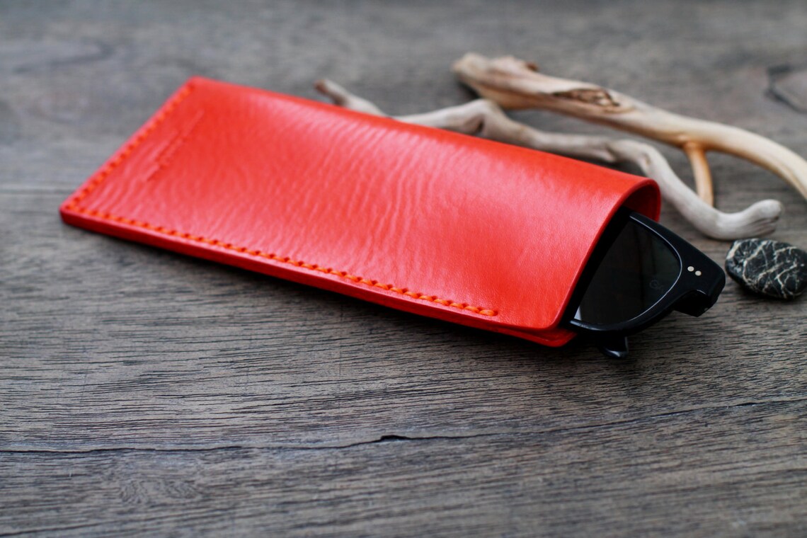 Leather Glasses Case Leather Glasses Box Eyeglass Case Etsy