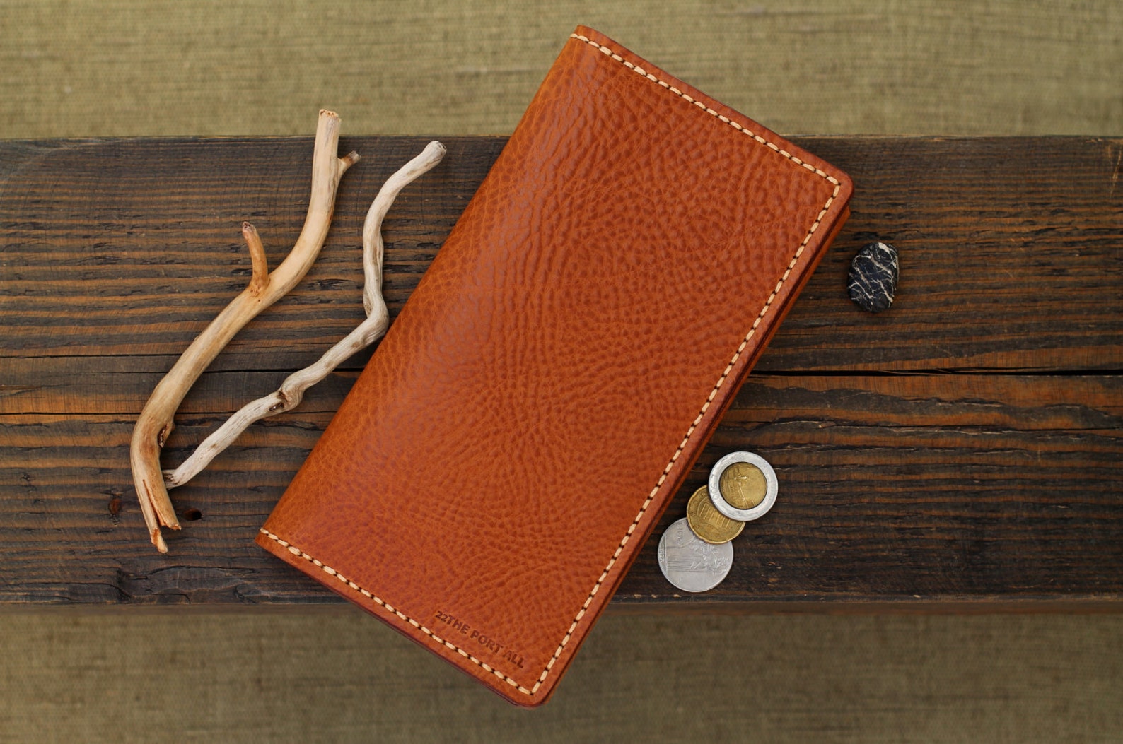 Leather Travel Wallet Mens Wallets Men's Leather Wallet Etsy