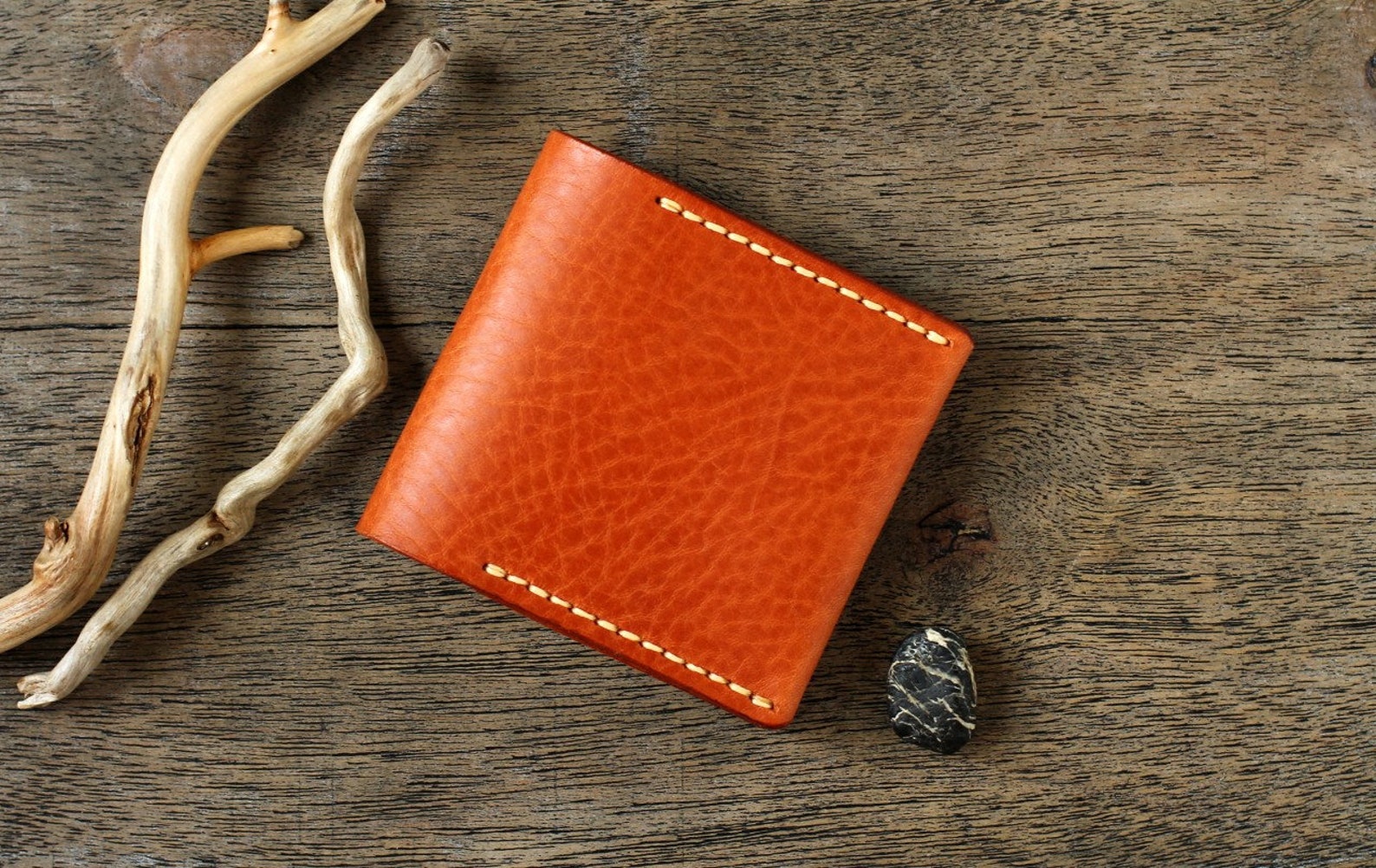 Leather Wallet Mens Wallets Men's Leather Wallet Etsy