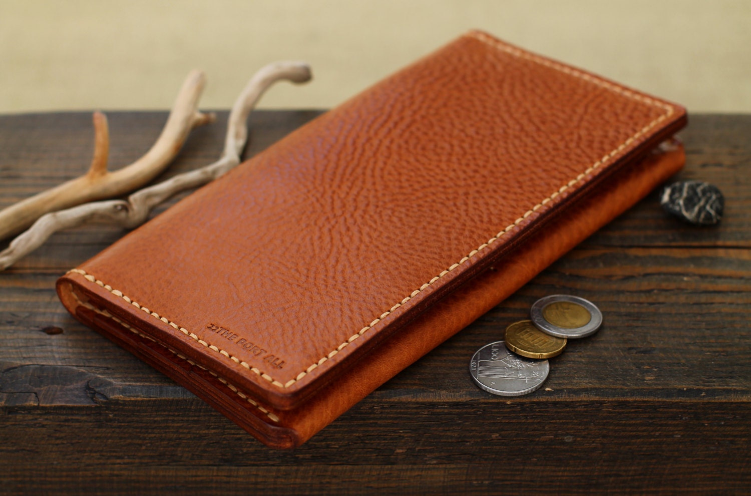 Leather Travel Wallet Mens Wallets Men's Leather Wallet Etsy