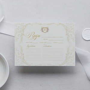 Lady Duke recept afdrukbaar | Paarse blauweregen, bewerkbaar, Canva, bruidsdouche, babyshower