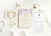 Purple Wisteria Invite Suite Template | Editable, Canva, Bridal Shower, Baby Shower 