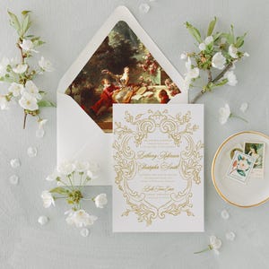 Printable Vintage Royal Wedding Invitation Template