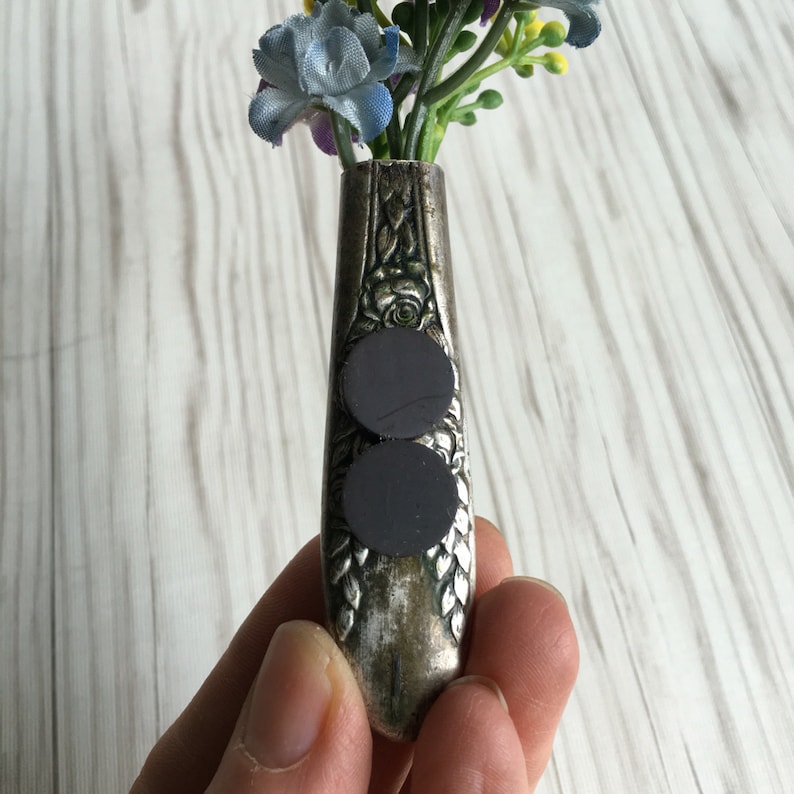 Vintage Silverware Bud Vase Upcycled Knife Etsy