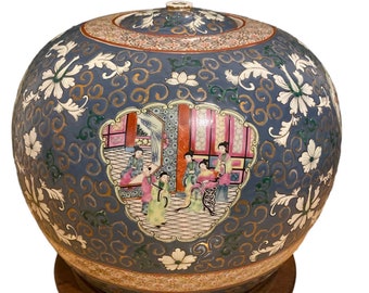 Chinese Qing dynasties,  table lamp, Da Qing Qianlong Nian Zhi, Great Qing Dynasty, Qianlong Period, Made in Macau table lamp ginger