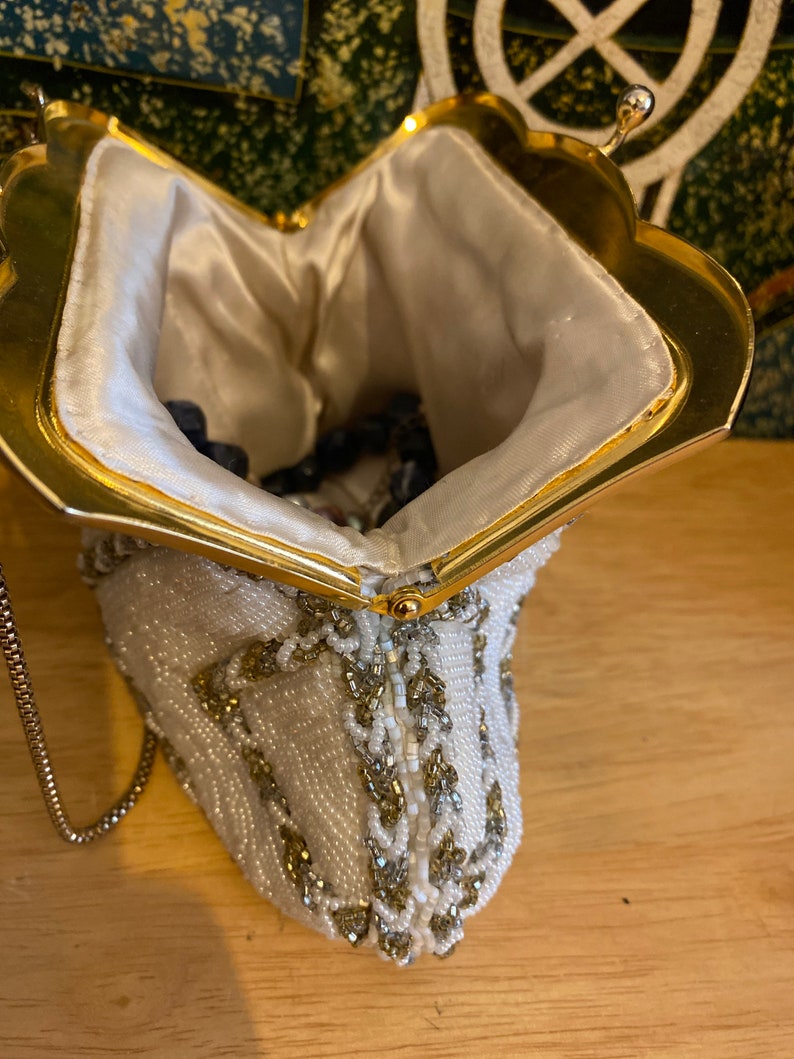 Vintage Beaded Clutch Bag Le Regale LTD Made in Hong Kong Etsy