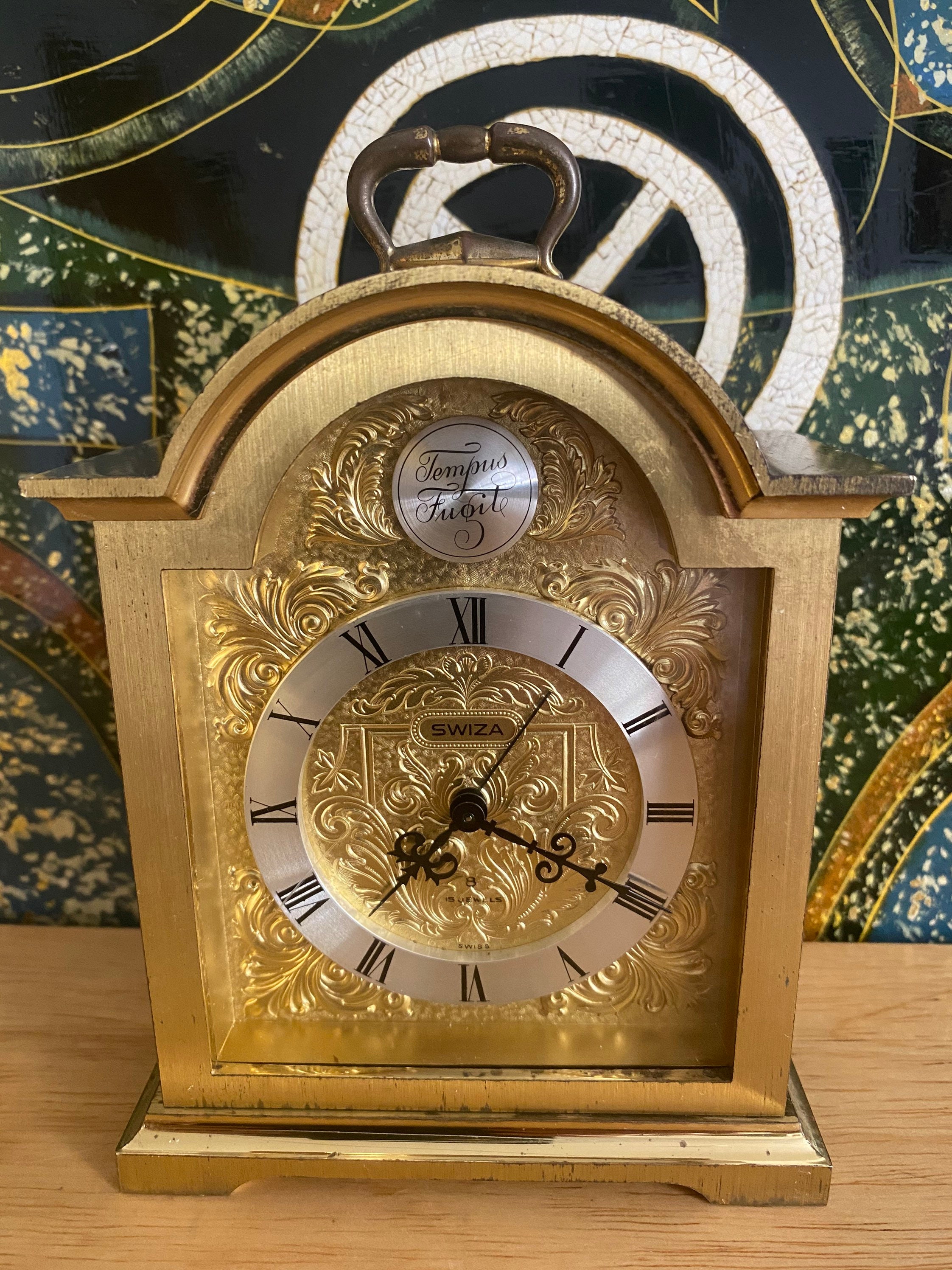 Swiza Eight Day 15 Jewels Carriage Clock Swiss Made Alarm | Etsy New Zealand