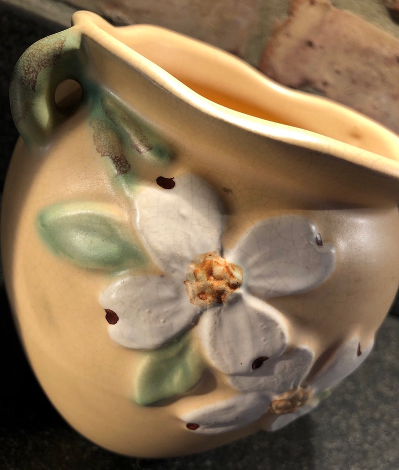 Vintage Weller Pottery Dogwood Pattern Vase / Planter 1920s | Etsy