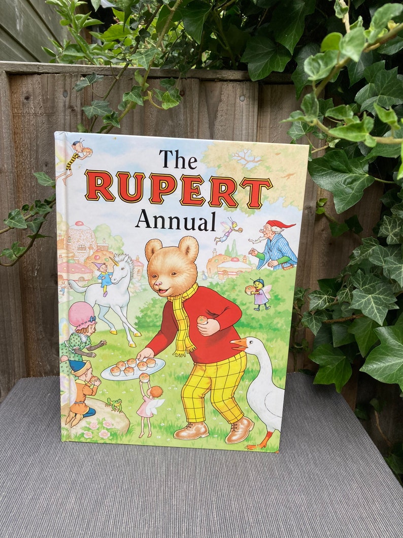 The Rupert Annual Number 63 Vintage Annual Rupert Bear The Etsy