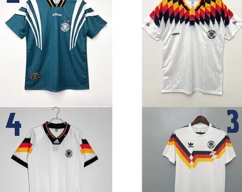 Germany World Cup Legendary Shirt - Deutschland Trikot Retro Germany World Cup 1988-1990 Jersey - Vintage Germany Football Jersey