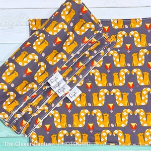 Rollo de cocina lavable toalla de lujo bambú y ardillas tela | Etsy