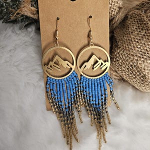 Beaded Dangle Earrings