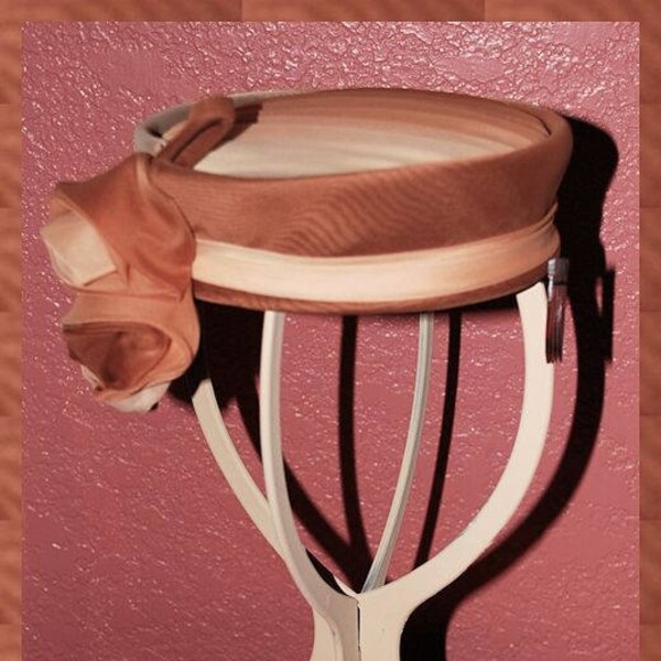 Vintage 1950's Mimi Pill Box Silk Hat