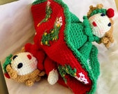 Crocheted Christmas Topsy Turvy Doll