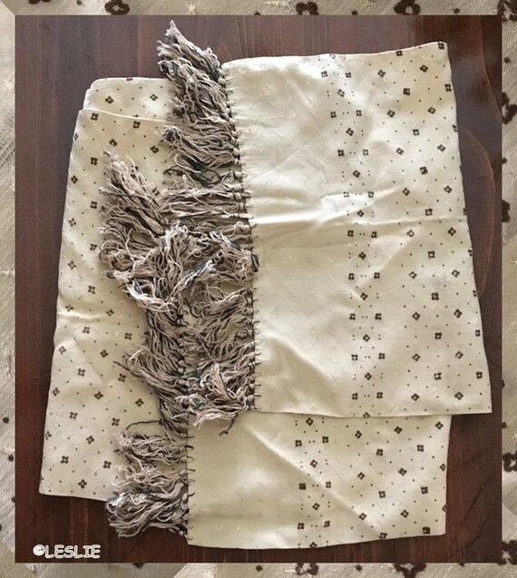 Vintage 1930's Men's Silk Neck Scarf