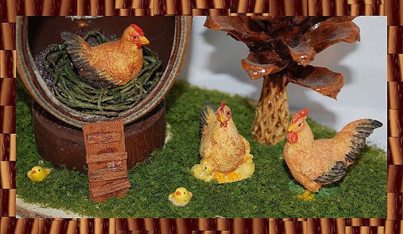 Jeweled Goose Egg Diorama The Chicken Coop | Etsy