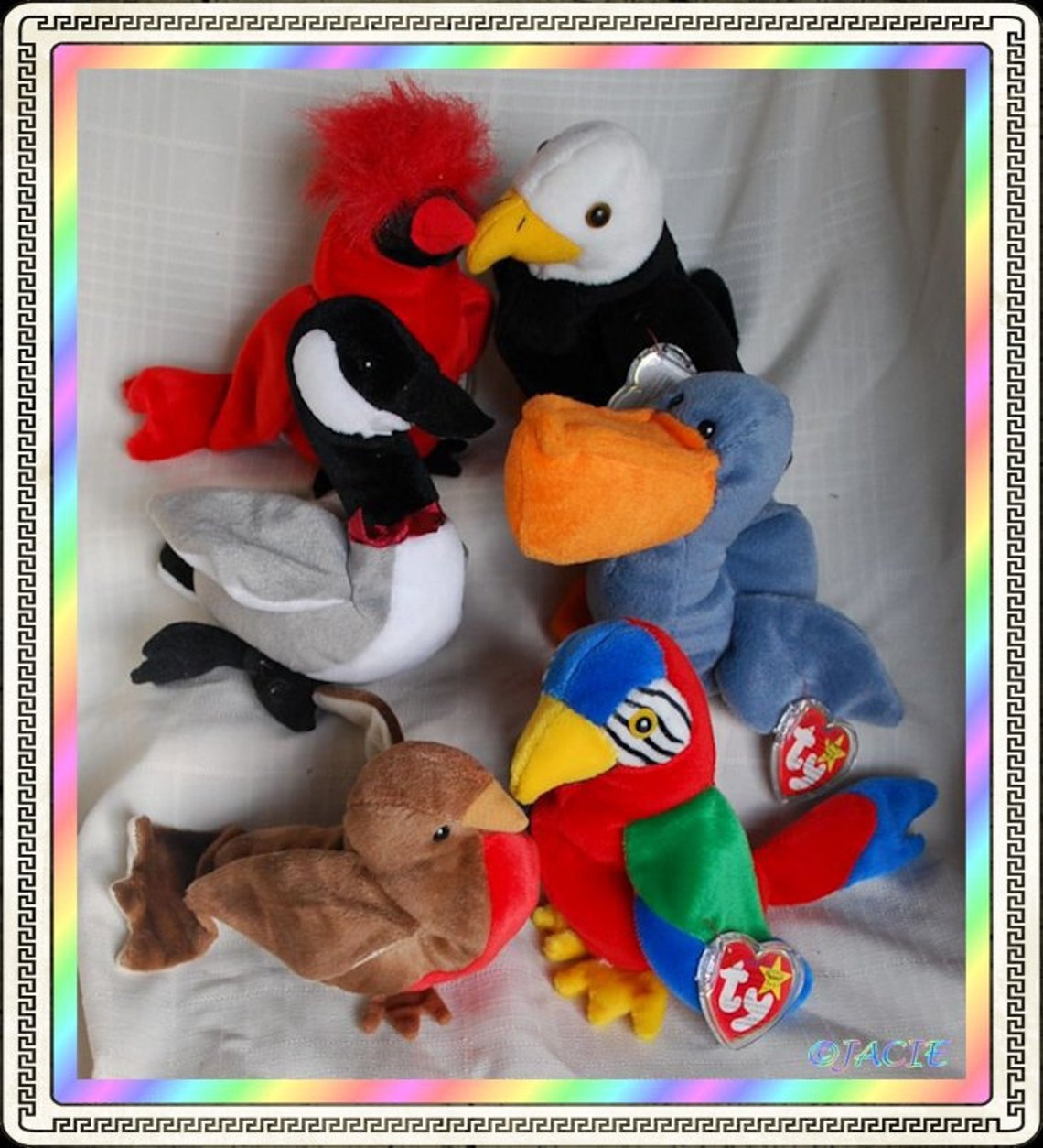 Lot of 10 Beanie Babies Birds check Both Pictures Etsy
